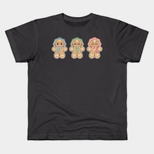 Holiday Gingerbread Men Kids T-Shirt